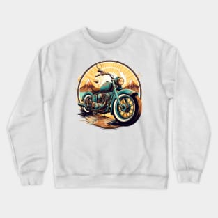 Classic Motorcycle Crewneck Sweatshirt